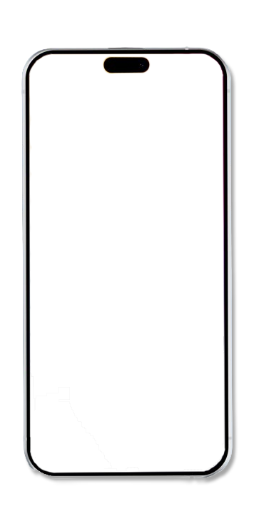 iPhone mockup showing text message conversation